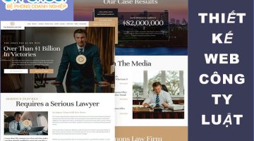 Thiết kế web công ty luật hiệu quả, chuyên nghiệp
