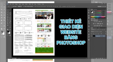 Thiết kế giao diện website bằng photoshop ĐẠT CHUẨN